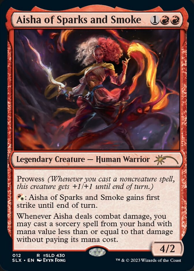 Aisha of Sparks and Smoke [Secret Lair: Universes Within] | Eastridge Sports Cards & Games