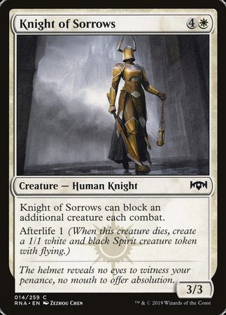 Knight of Sorrows [Ravnica Allegiance] | Eastridge Sports Cards & Games