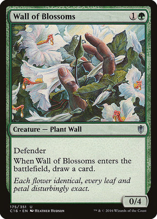 Wall of Blossoms [Commander 2016] | Eastridge Sports Cards & Games
