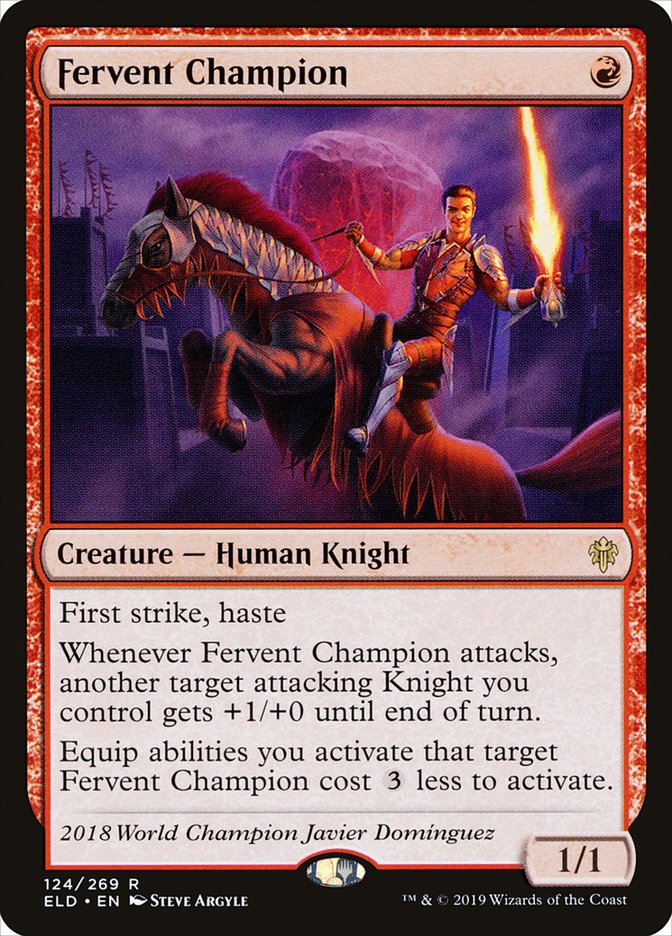 Fervent Champion [Throne of Eldraine] | Eastridge Sports Cards & Games