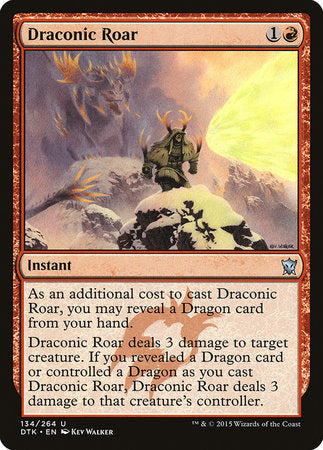 Draconic Roar [Dragons of Tarkir] | Eastridge Sports Cards & Games