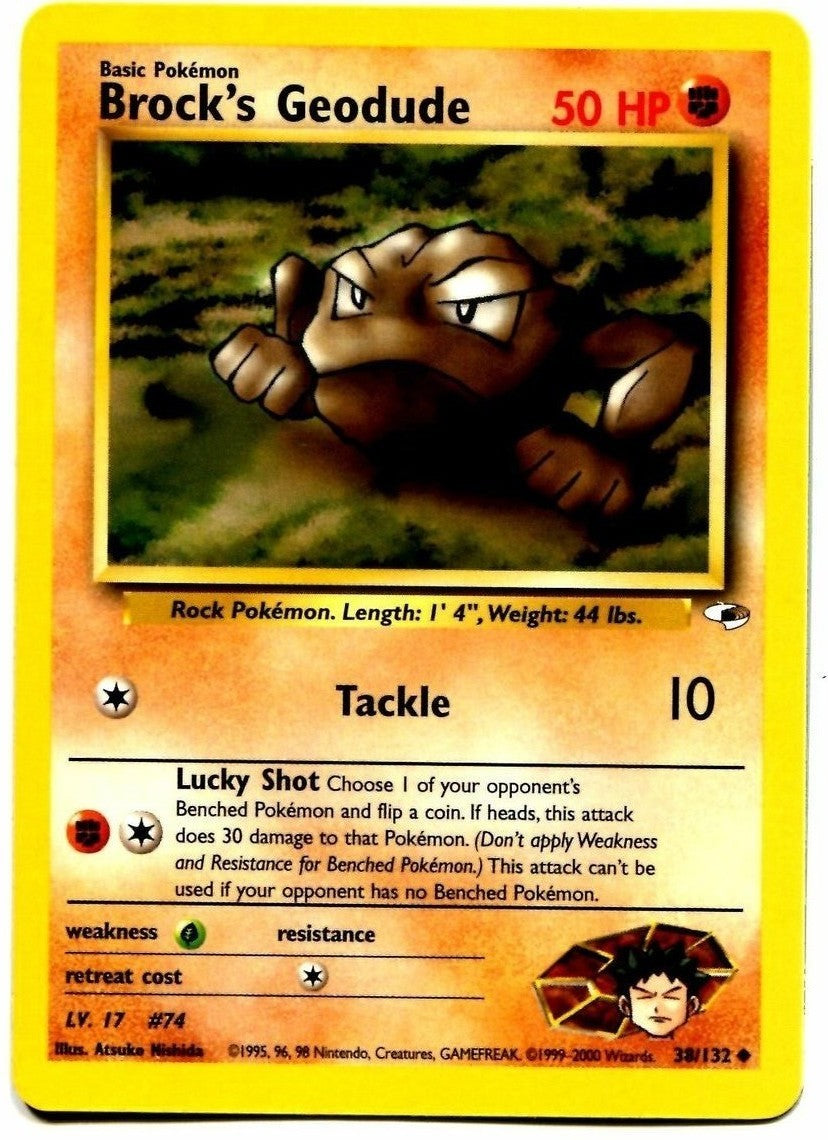 Brock's Geodude (38/132) [Gym Heroes Unlimited] | Eastridge Sports Cards & Games