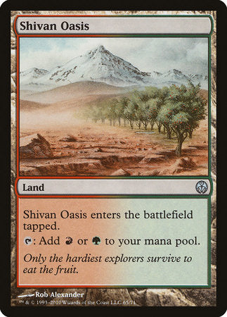 Shivan Oasis [Duel Decks: Phyrexia vs. the Coalition] | Eastridge Sports Cards & Games