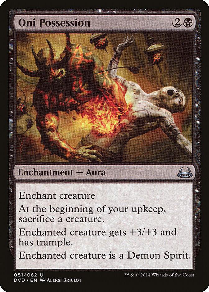 Oni Possession (Divine vs. Demonic) [Duel Decks Anthology] | Eastridge Sports Cards & Games