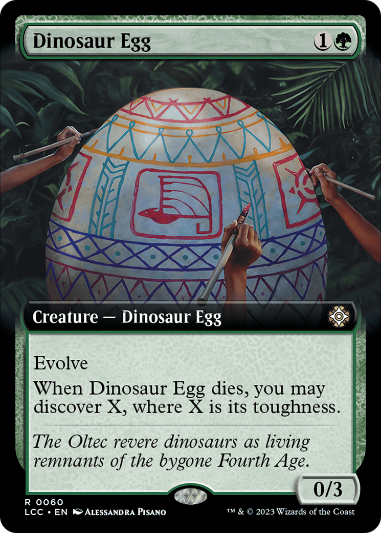 Dinosaur Egg (Extended Art) [The Lost Caverns of Ixalan Commander] | Eastridge Sports Cards & Games