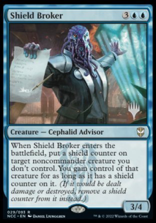 Shield Broker (Promo Pack) [Streets of New Capenna Commander Promos] | Eastridge Sports Cards & Games