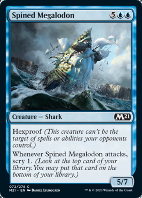 Spined Megalodon [Core Set 2021] | Eastridge Sports Cards & Games