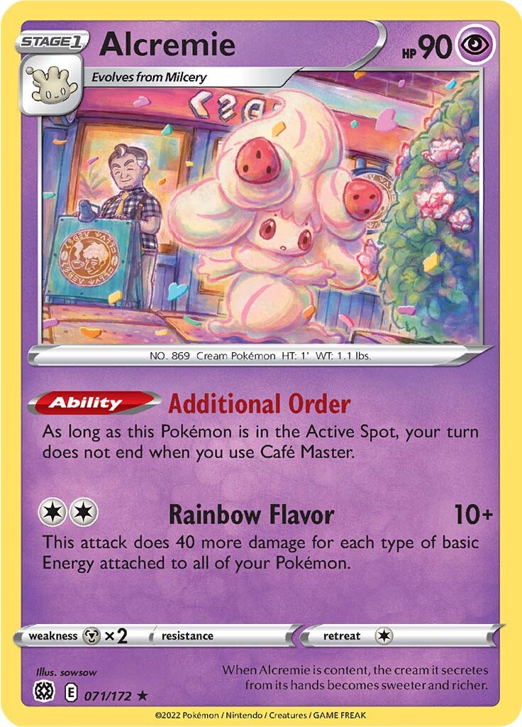 Alcremie (071/172) [Sword & Shield: Brilliant Stars] | Eastridge Sports Cards & Games