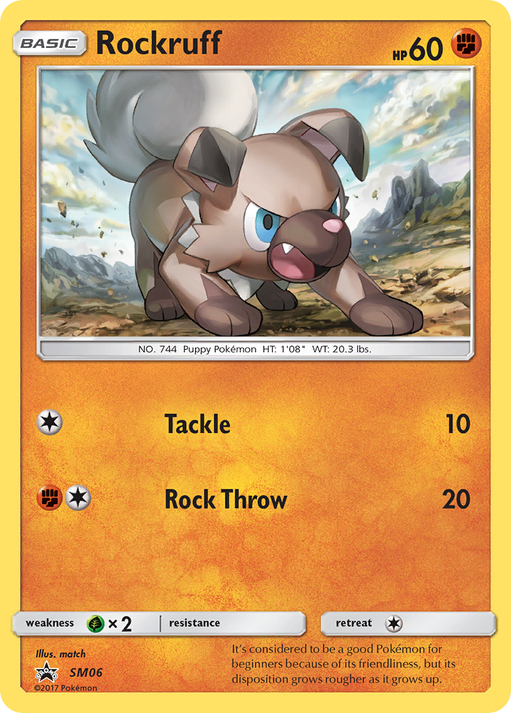 Rockruff (SM06) [Sun & Moon: Black Star Promos] | Eastridge Sports Cards & Games