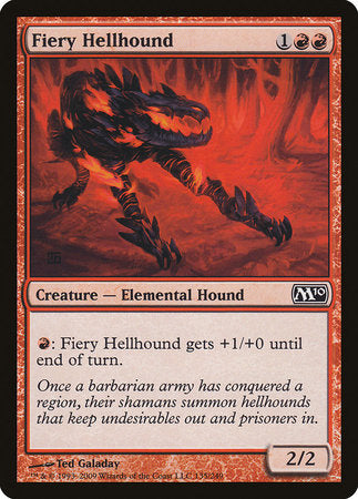 Fiery Hellhound [Magic 2010] | Eastridge Sports Cards & Games