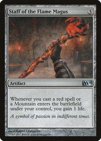 Staff of the Flame Magus [Magic 2014] | Eastridge Sports Cards & Games