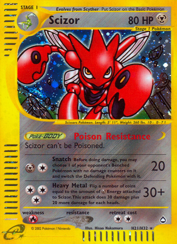 Scizor (H21/H32) [Aquapolis] | Eastridge Sports Cards & Games