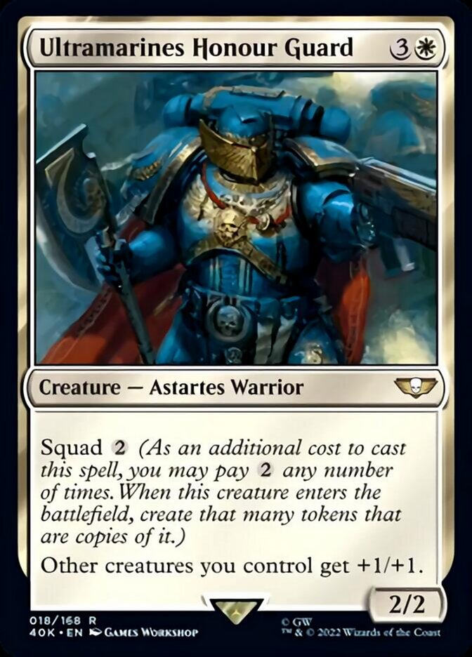 Ultramarines Honour Guard (Surge Foil) [Universes Beyond: Warhammer 40,000] | Eastridge Sports Cards & Games