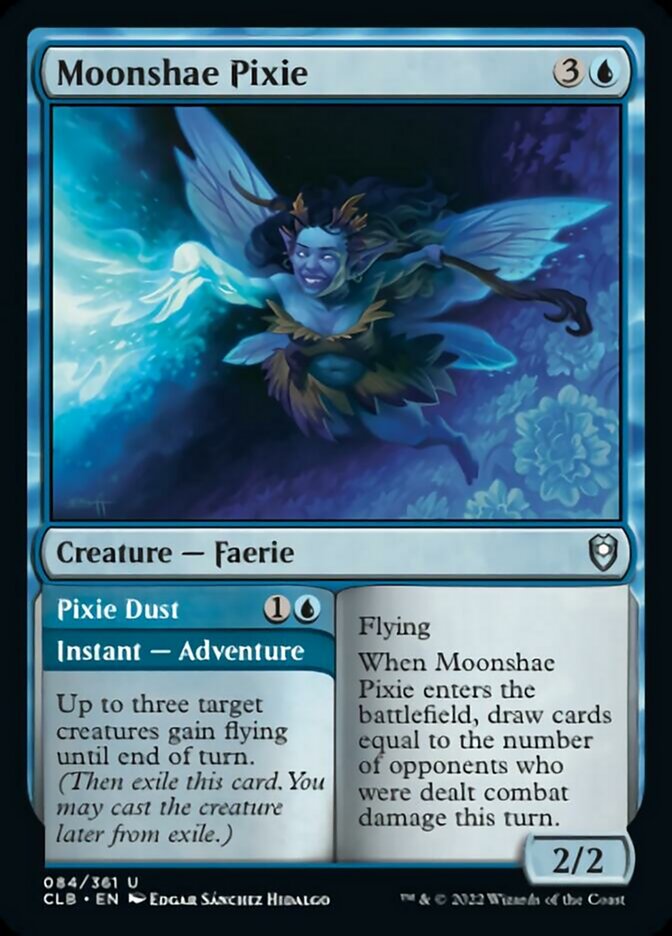 Moonshae Pixie // Pixie Dust [Commander Legends: Battle for Baldur's Gate] | Eastridge Sports Cards & Games