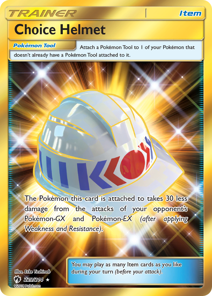 Choice Helmet (229/214) [Sun & Moon: Lost Thunder] | Eastridge Sports Cards & Games