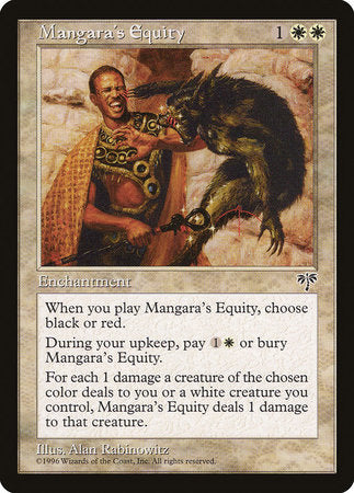 Mangara's Equity [Mirage] | Eastridge Sports Cards & Games