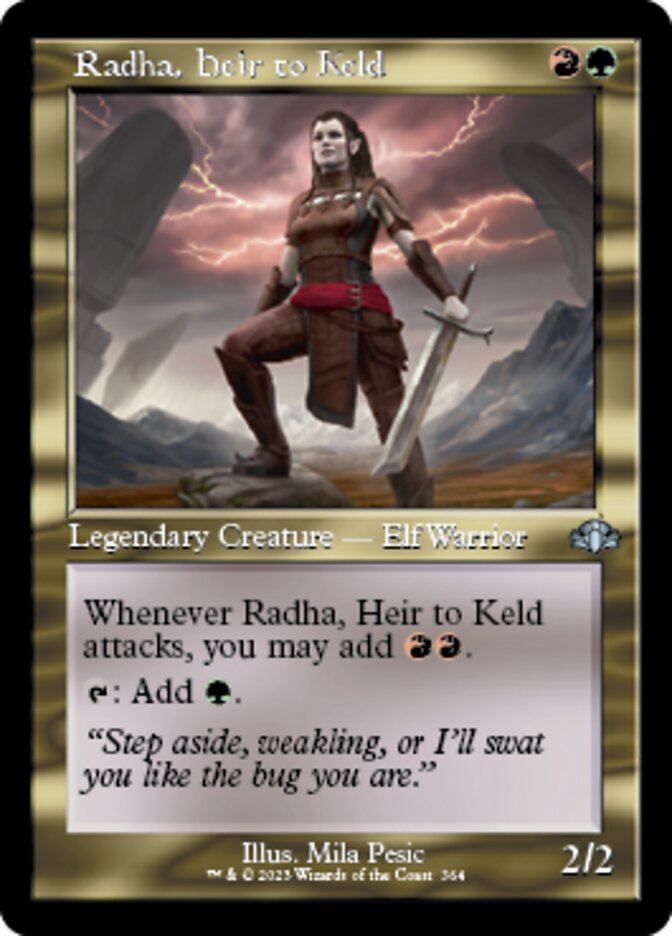 Radha, Heir to Keld (Retro) [Dominaria Remastered] | Eastridge Sports Cards & Games