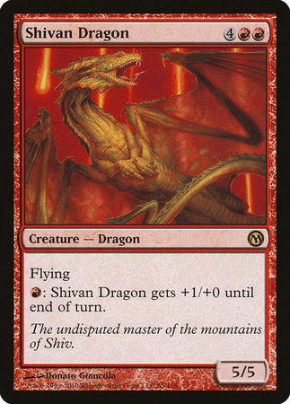 Shivan Dragon [Duels of the Planeswalkers] | Eastridge Sports Cards & Games