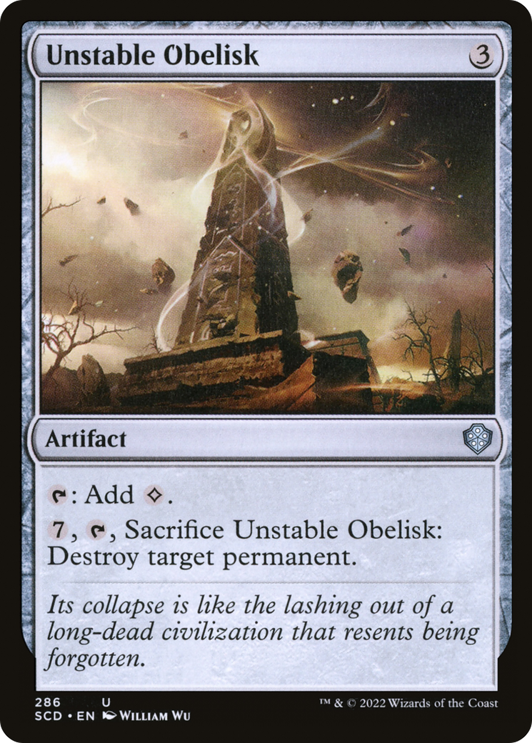 Unstable Obelisk [Starter Commander Decks] | Eastridge Sports Cards & Games