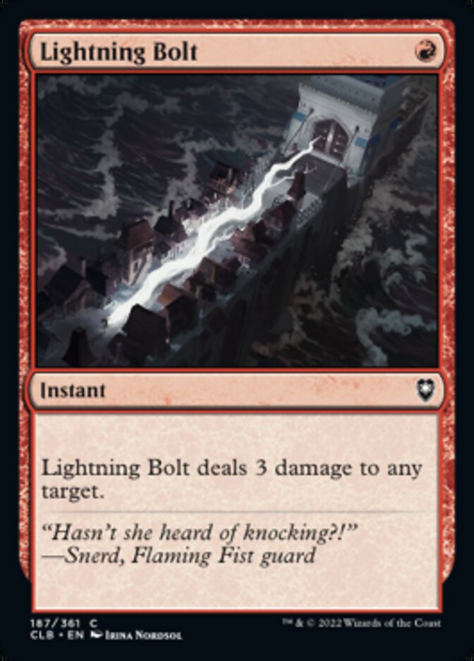 Lightning Bolt [Commander Legends: Battle for Baldur's Gate] | Eastridge Sports Cards & Games