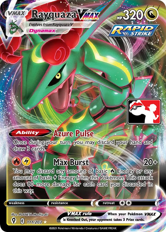 Rayquaza VMAX (111/203) [Prize Pack Series One] | Eastridge Sports Cards & Games