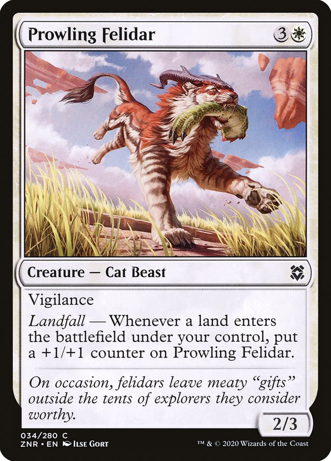 Prowling Felidar [Zendikar Rising] | Eastridge Sports Cards & Games