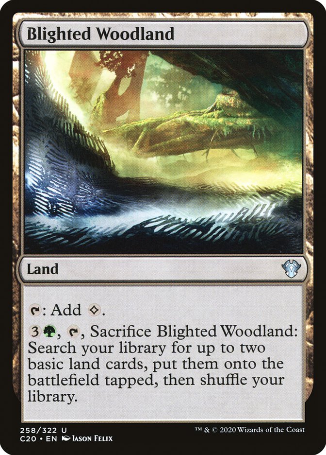 Blighted Woodland [Commander 2020] | Eastridge Sports Cards & Games