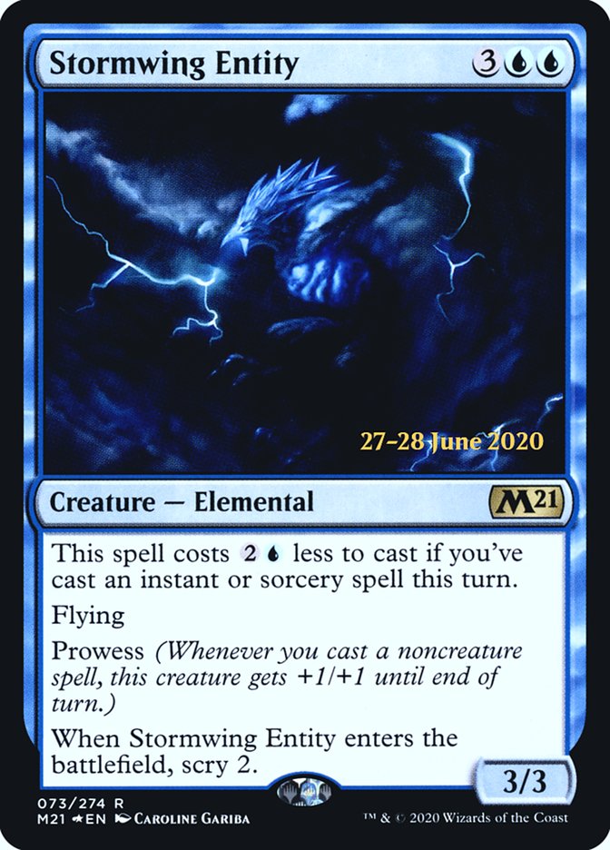 Stormwing Entity  [Core Set 2021 Prerelease Promos] | Eastridge Sports Cards & Games