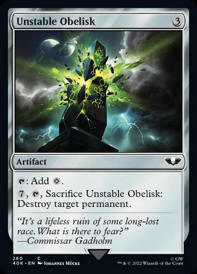 Unstable Obelisk [Universes Beyond: Warhammer 40,000] | Eastridge Sports Cards & Games