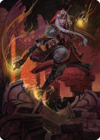 Jaya, Fiery Negotiator Art Card 2 [Dominaria United Art Series] | Eastridge Sports Cards & Games