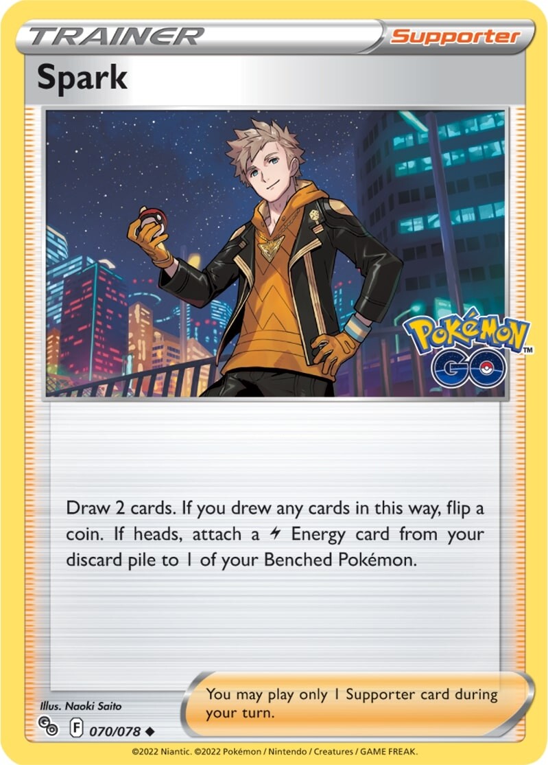 Spark (070/078) [Pokémon GO] | Eastridge Sports Cards & Games