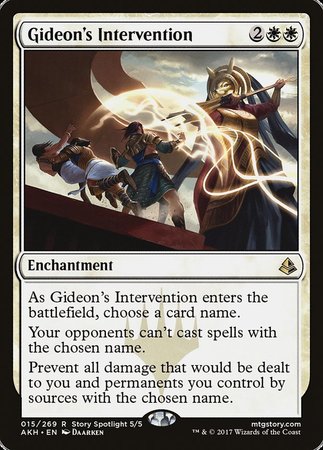 Gideon's Intervention [Amonkhet] | Eastridge Sports Cards & Games