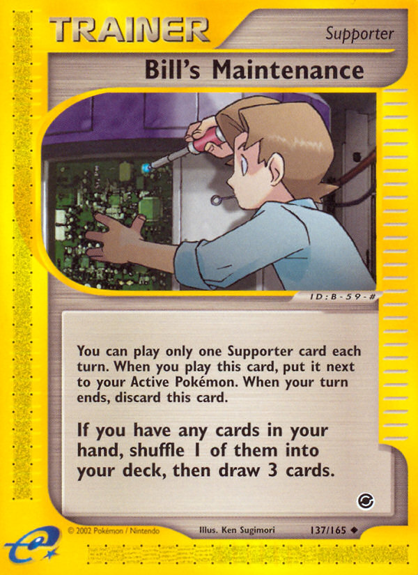 Bill's Maintenance (137/165) [Expedition: Base Set] | Eastridge Sports Cards & Games