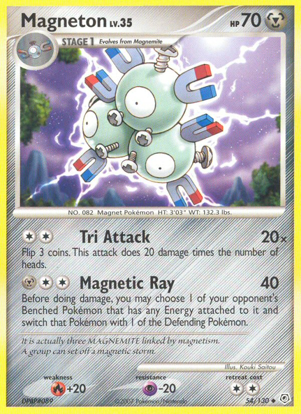 Magneton (54/130) [Diamond & Pearl: Base Set] | Eastridge Sports Cards & Games