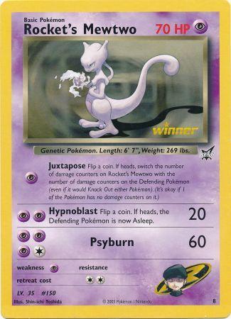 Rocket's Mewtwo (8) (Jumbo Card) [Best of Promos] | Eastridge Sports Cards & Games