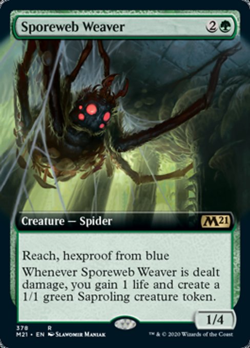 Sporeweb Weaver (Extended Art) [Core Set 2021] | Eastridge Sports Cards & Games