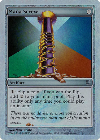 Mana Screw (Alternate Foil) [Unhinged] | Eastridge Sports Cards & Games