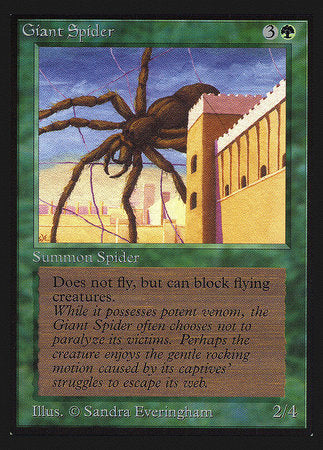 Giant Spider (IE) [Intl. Collectors’ Edition] | Eastridge Sports Cards & Games