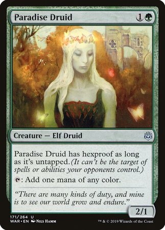 Paradise Druid [War of the Spark] | Eastridge Sports Cards & Games