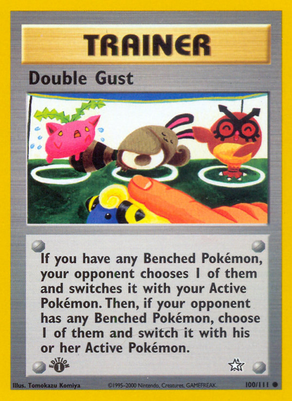 Double Gust (100/111) [Neo Genesis 1st Edition] | Eastridge Sports Cards & Games