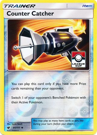 Counter Catcher (91/111) (League Promo) [Sun & Moon: Crimson Invasion] | Eastridge Sports Cards & Games