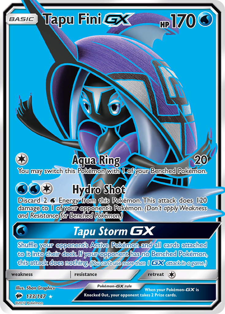 Tapu Fini GX (133/147) [Sun & Moon: Burning Shadows] | Eastridge Sports Cards & Games