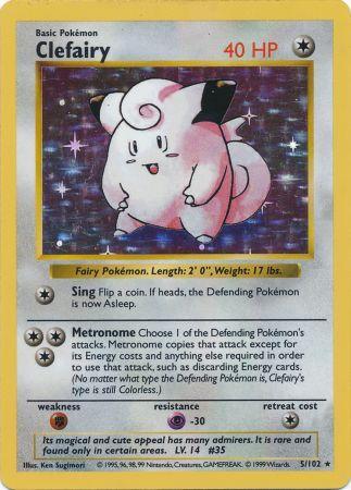 Clefairy (5/102) [Base Set Shadowless Unlimited] | Eastridge Sports Cards & Games