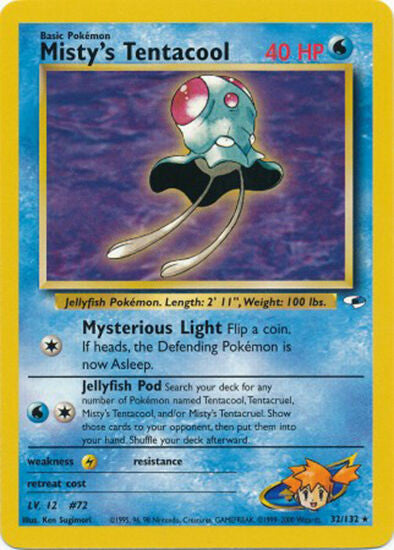 Misty's Tentacool (32/132) [Gym Heroes Unlimited] | Eastridge Sports Cards & Games