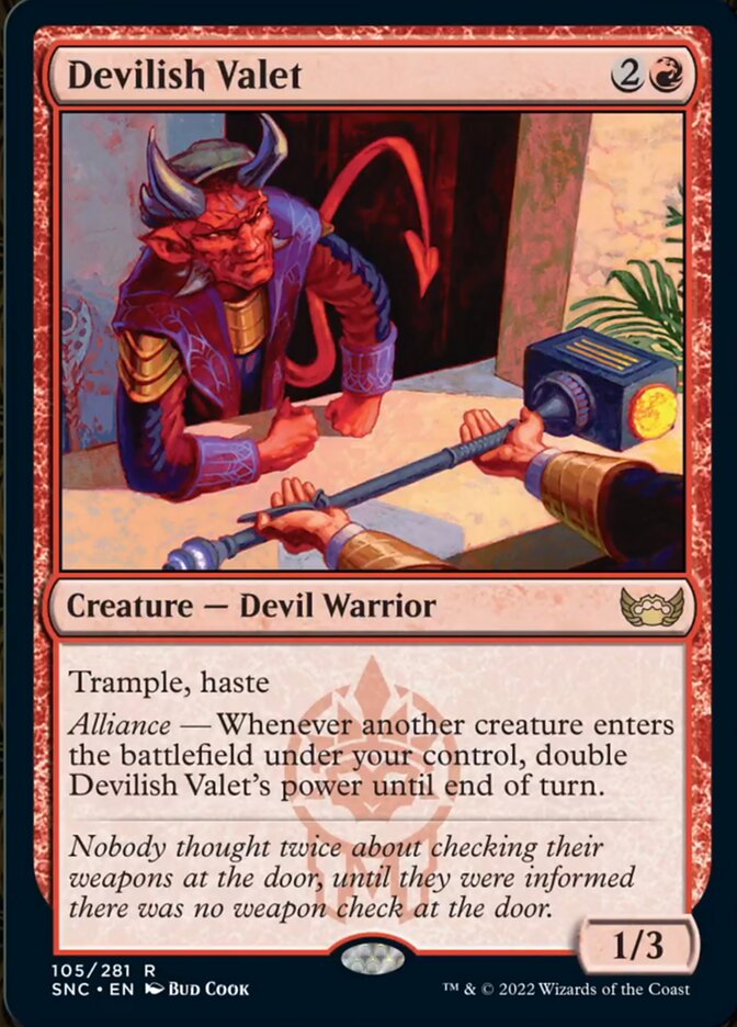 Devilish Valet [Streets of New Capenna] | Eastridge Sports Cards & Games