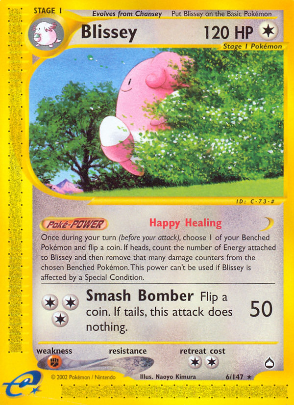 Blissey (6/147) [Aquapolis] | Eastridge Sports Cards & Games