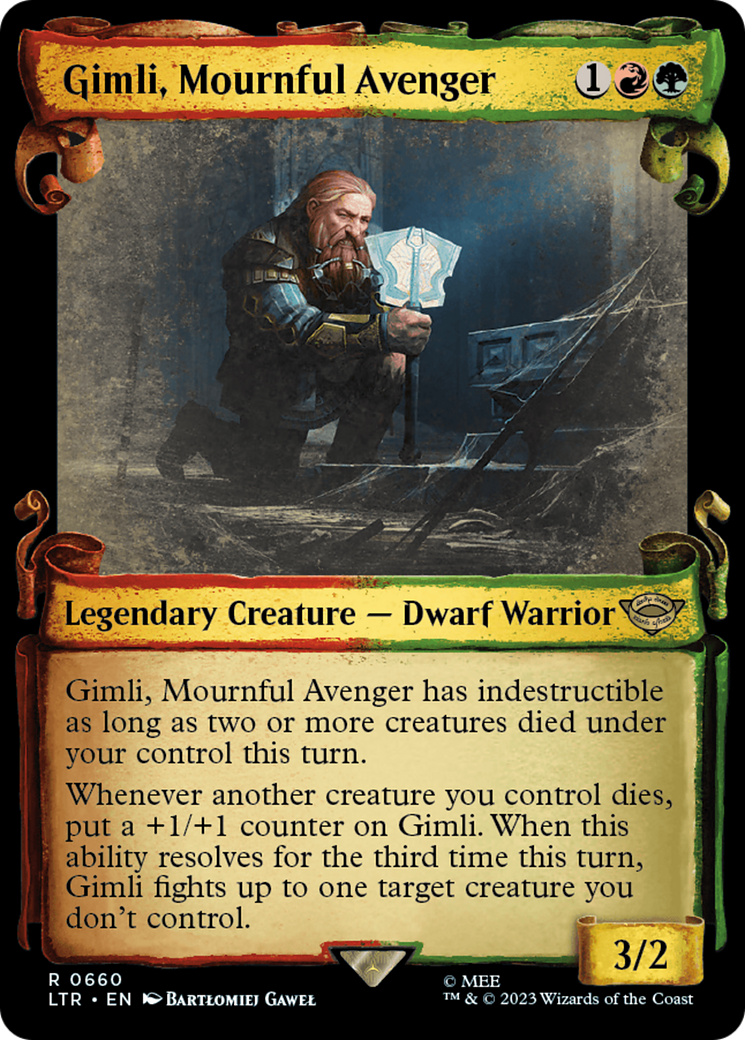 Gimli, Mournful Avenger [The Lord of the Rings: Tales of Middle-Earth Showcase Scrolls] | Eastridge Sports Cards & Games