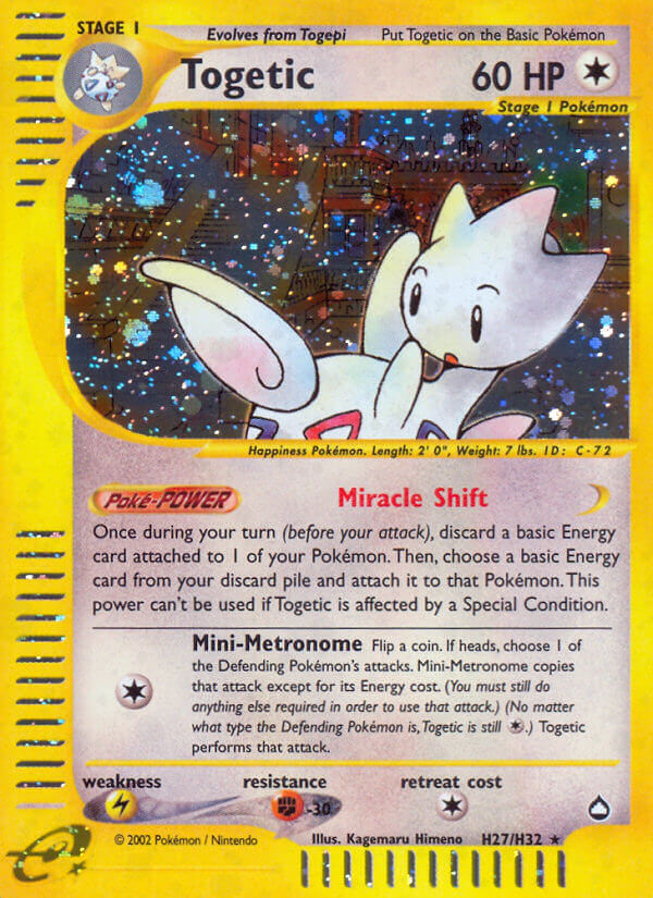 Togetic (H27/H32) [Aquapolis] | Eastridge Sports Cards & Games