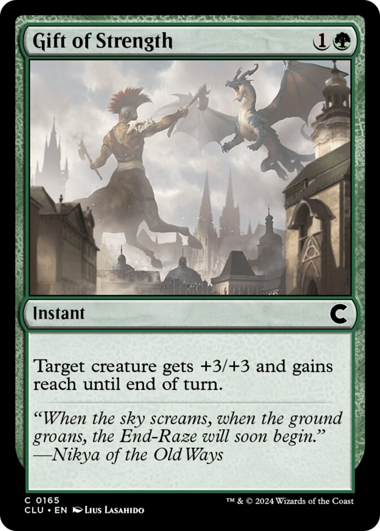 Gift of Strength [Ravnica: Clue Edition] | Eastridge Sports Cards & Games
