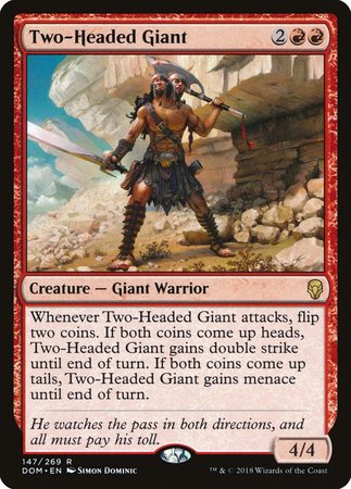 Two-Headed Giant [Dominaria] | Eastridge Sports Cards & Games